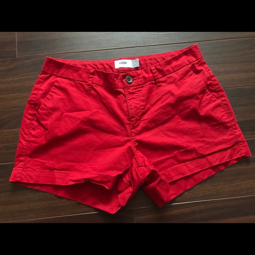 Red shorts